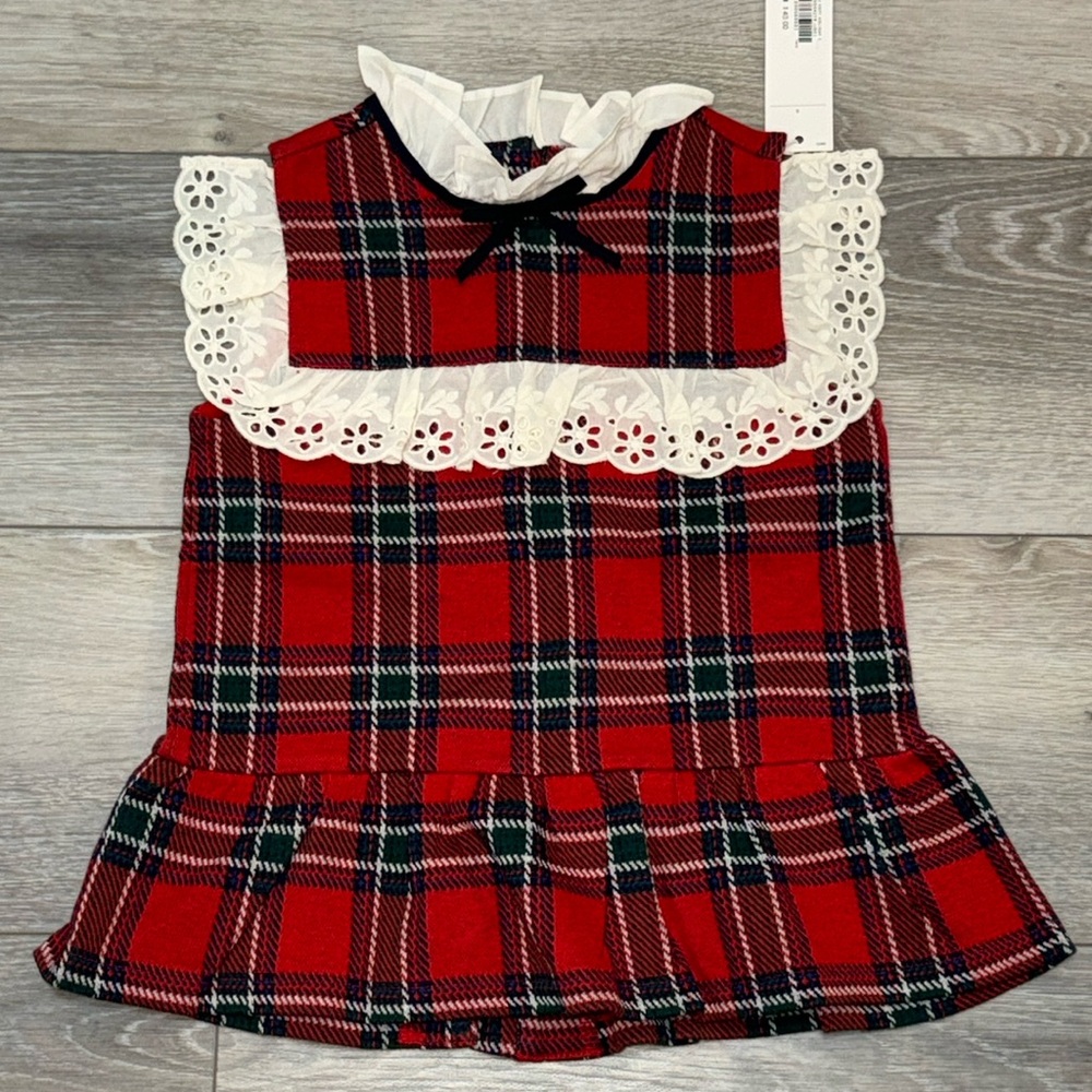 Janie and Jack tartan top